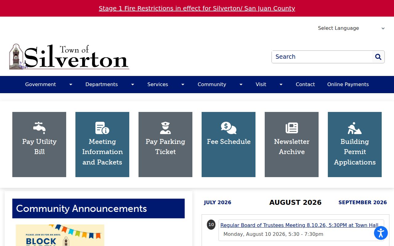 San Juan County case lookup and official Town of Silverton information