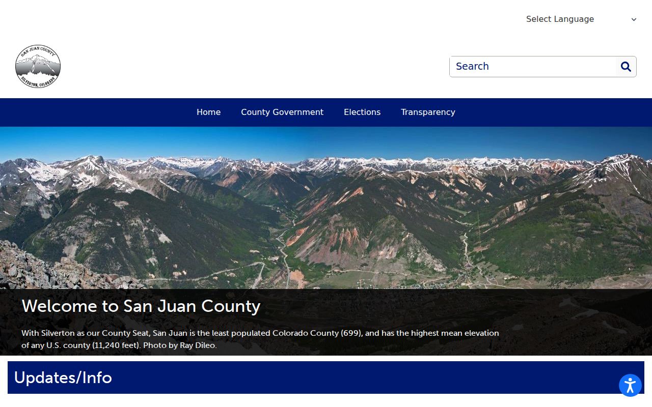 San Juan County court dates and official county government information