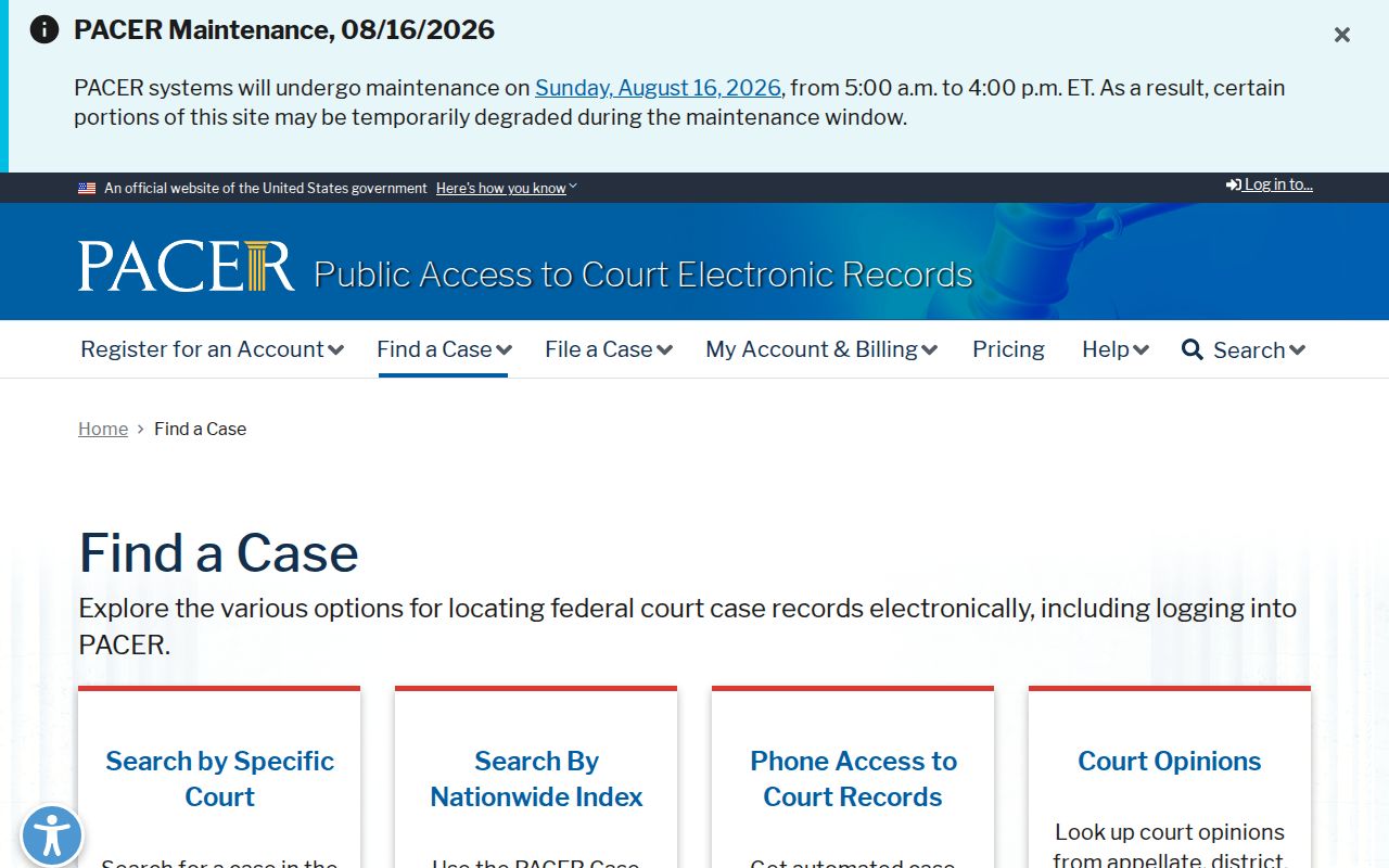 Federal case finding routes separate from San Juan County court record search