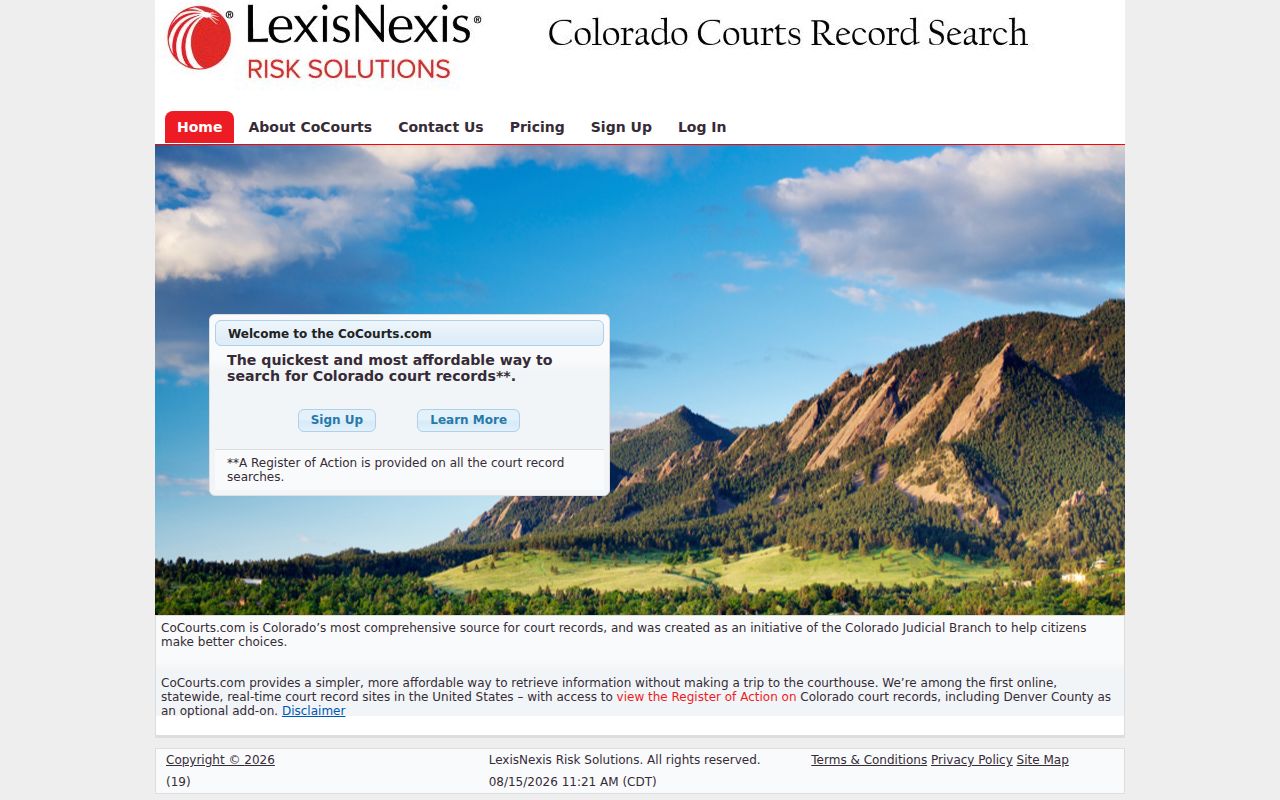 San Juan County court record search through CoCourts